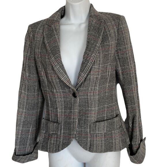 Benetton Houndstooth Blazer  - Picture 1 of 12